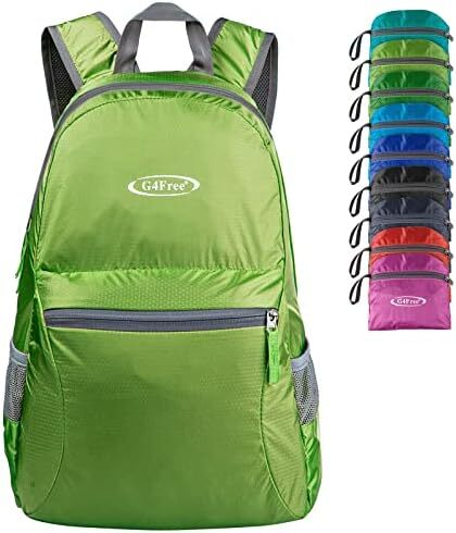 کوله‌پشتی ضدآب بسیار سبک تاشو G4Free کوچک 20 لیتری برای کمپینگ زنانه دوچرخه‌سواری مردانه Image