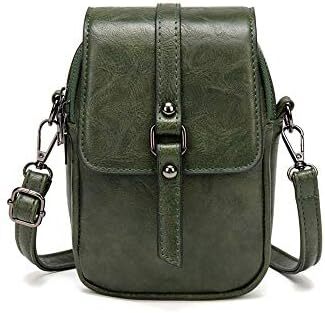 کیف تلفن کراس بادی قدیمی زنانه، کیف شانه ای کوچک مسنجر، کیف پول کیف پول نقد Image