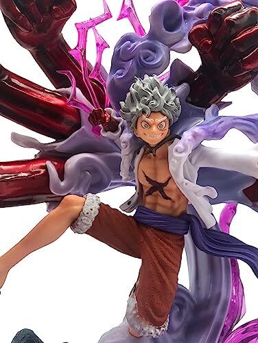 JAW REX One Piece Anime Big Monkey D. Luffy Figure (28 سانتی متر) | دنده 5 Haki Gatling Image