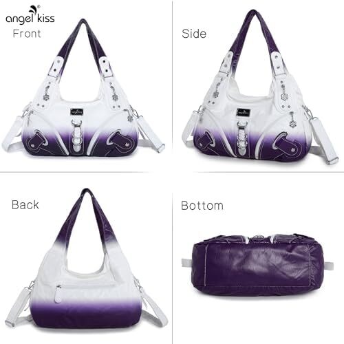 کیف دستی و کیف دستی Angelkiss Hobo برای زنان کیف دستی زنانه کیف زنانه کیف های شانه بزرگ روزانه Image