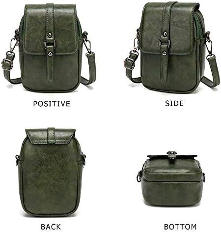 کیف تلفن کراس بادی قدیمی زنانه، کیف شانه ای کوچک مسنجر، کیف پول کیف پول نقد Image