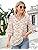 TFSDOD زنانه یقه V یقه 3/4 تاپ آستین زنگ دار یقه یقه دار پیراهن آستین دار یقه دار بلوزهای گشاد تابستانی تابستانی Thumbnail