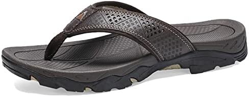 OUSIMEN مردانه دمپایی دمپایی راحتی در فضای داخلی و فضای باز صندل بنددار بند انگشتی گاه به گاه