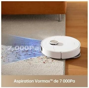 جاروبرقی رباتیک دریم L10s پرو اولترا با تمیزکننده خودکار مپ، آب داغ، افزایش، قدرت مکش ۷۰۰۰ پاسکال، دو مپ، تمیز کردن کف، تشخیص فرش، گارانتی ۲ ساله Image
