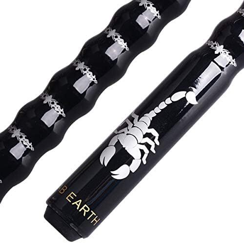 AB Earth 2-Pece 57 اینچی 13 میلی‌متری برگردان‌های استخر آمریکایی و طراحی ارگونومیک کیف جیبی چوب افرا چوب بیلیارد سفید/صورتی/قرمز/آبی/سبز/مشکی Image