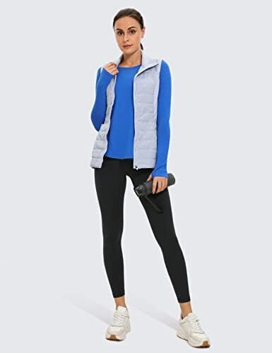 شلوار ورزشی باترلوکس زنانه CRZ YOGA 25 اینچی - شلوار یوگا بدنسازی کمر بلند با جیب نرم کره ای Image