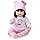 Nano Classic 16 inch 42cm Reborn Baby Doll بدن نرم پنبه ای سیلیکونی نوزاد واقعی مانند عروسک نوزاد عروسک اسباب بازی دخترانه هدیه عروسک-سفید Thumbnail