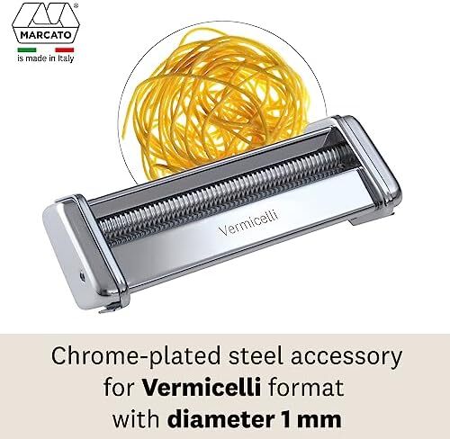 چسب کاتر مارکاتو، ساخت ایتالیا، با دستگاه پاستا اطلس 150 کار می کند 7 x 2.75 اینچ MC002187 Image