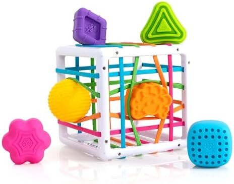 Fat Brain Toys InnyBin Baby Toys & Gifts for Babies, Multi, 50149 Image