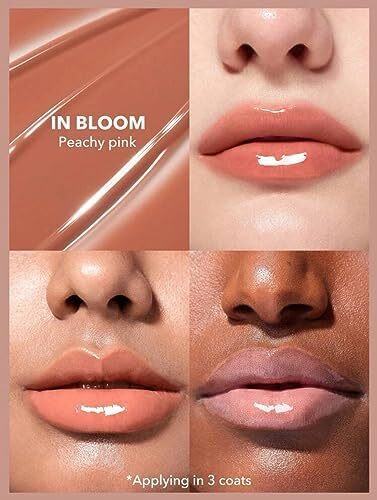 آرایش SHEGLAM - Pout-Perfect Shine Lip Plumper - Moisturizing Plumping Lip Glass Solid Nourishing (In Bloom) Image