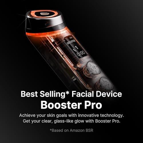 medicube Age-R Booster Pro | 6-in-1 Real Glass Glow Device | Looking Glass Skin with Enhanced Absorption, Radiance, Elasticity,Pore Care | LED Anti-Wrinkle Device | Korean Skin Care