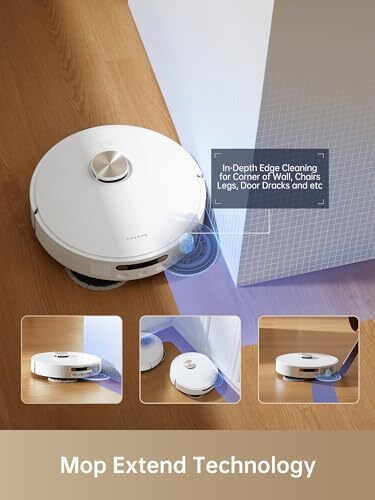 جاروبرقی رباتیک فوق‌العاده Dreame L10s Pro، جاروبرقی رباتی حرارتی با قابلیت شستشوی زمین، مکش 7000Pa، مراقبت و نگهداری خودکار ربات، شستشوی خودکار با آب داغ 58℃، جلوگیری از موانع Image