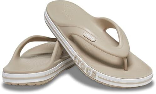 Crocs Unisex Adult Bayaband Flip، صورتی، 42-43 اتحادیه اروپا Image