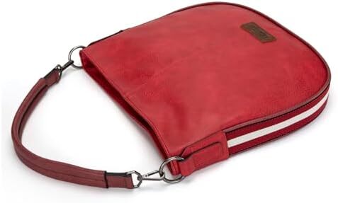 کیف های زنانه رانگلر هوبو کیف های شانه ای نواری نخی راه راه و کیف های دستی با بند Image