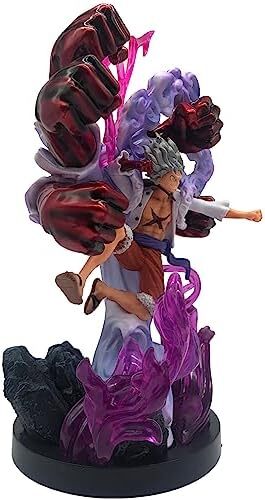 JAW REX One Piece Anime Big Monkey D. Luffy Figure (28 سانتی متر) | دنده 5 Haki Gatling