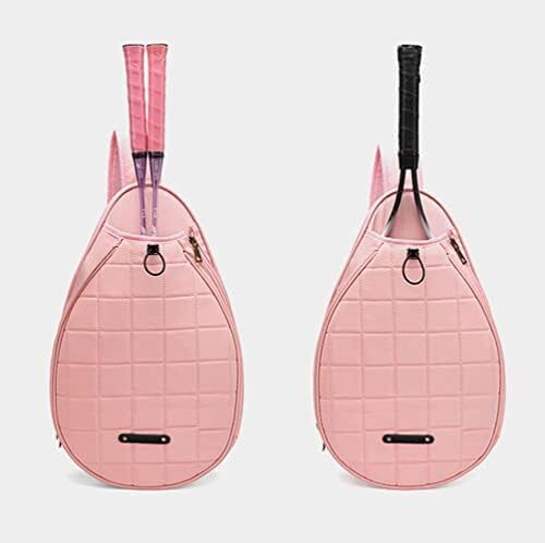 کیف راکت، کیف راکت تنیس، روکش راکت تنیس، کوله پشتی تنیس، با ظرفیت بالا، کیف شانه مقاوم در برابر آب، برای تنیس، راکتبال، اسکواش، چند رنگ Image