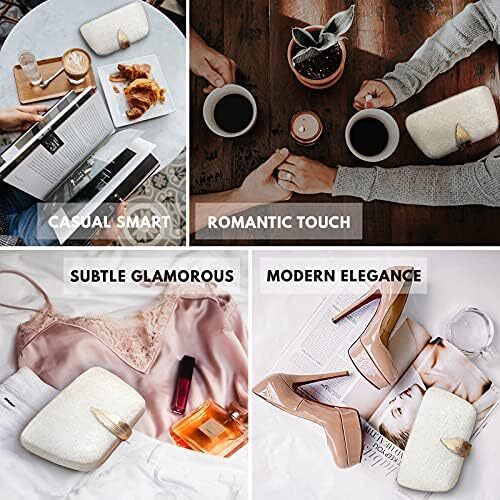 کیف مجلسی قبل و همیشه - کیف های کوچک کلاچ برای زنان عروسی - کیف های دستی شب زنانه مجلسی رسمی شب بادی Image