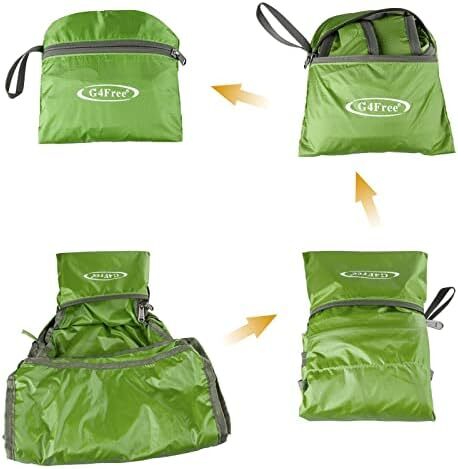 کوله‌پشتی ضدآب بسیار سبک تاشو G4Free کوچک 20 لیتری برای کمپینگ زنانه دوچرخه‌سواری مردانه Image