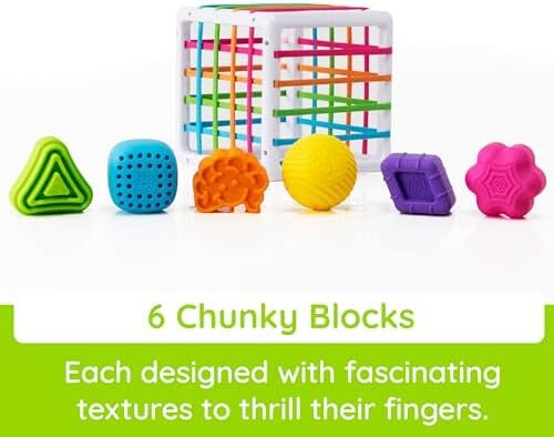 Fat Brain Toys InnyBin Baby Toys & Gifts for Babies, Multi, 50149 Image