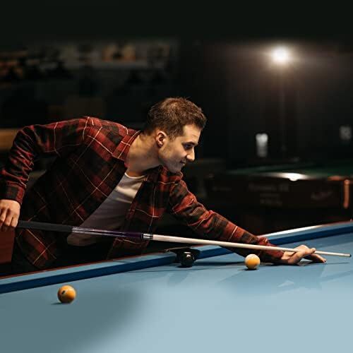 مجموعه چوب استخری Kmise از 1 چوب بیلیارد حرفه ای استخر - الگوی جوهر جاسازی شده 18،19،20 اوز استیک-ساخته شده از کامپوزیت فایبرگلاس گرافیت Image