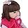 Nano Classic 16 inch 42cm Reborn Baby Doll Soft Cotton body Silicone Newborn real like Baby Doll Girl Toy Gift Dolls Amy (Red) Thumbnail