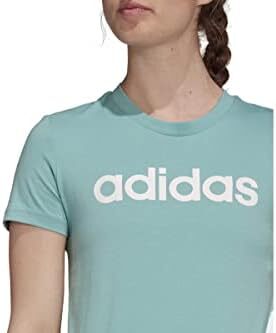 تی شرت با لوگوی باریک زنانه آدیداس Essentials Image
