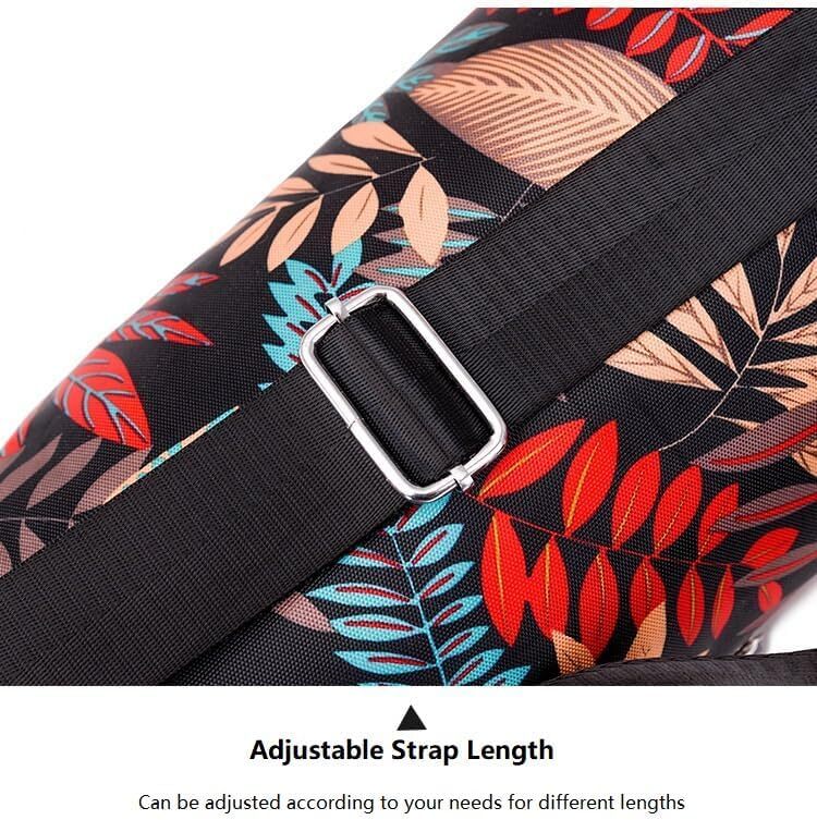 کیف مت یوگا برای زنان و مردان، کیف بدنسازی یوگا مسافرتی، کیف حمل کننده تشک یوگا با زیپ کامل برای پارک تمرین کلاس با جیب و بند قابل تنظیم Image