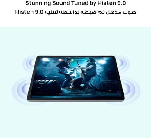 تبلت HUAWEI MatePad SE، نمایشگر ۱۱ اینچی با راحتی برای چشم، باتری با ظرفیت بالا، ۴ گیگابایت + ۱۲۸ گیگابایت، وای‌فای، خاکستری نِبولا + FOC Image