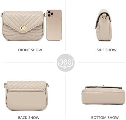 کیف زنانه جیهان جیهان بادی جیهان کیف دستی شانه ای طرح دار کیف کوچک Image