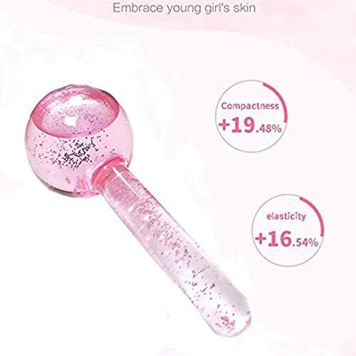 2 عدد توپ جادویی سرد برای ماساژ صورت، ابزار مراقبت از پوست برای کاهش جوش و چین و چروک، سفت کردن صورت و تسکین قرمزی Image