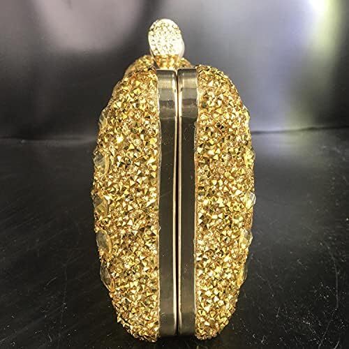 کیف پول‌های Clutch کریستالی Boutique De FGG برای کیف‌های شب زنانه کیف بدلیجات جشن عروسی Image