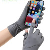 دستکش ضد آفتاب و ضد برنزه شدن UV Protection Gloves خاکستری تیره، محافظ پوست دست در برابر اشعه خورشید، مناسب برای استفاده روزانه و رانندگی Thumbnail