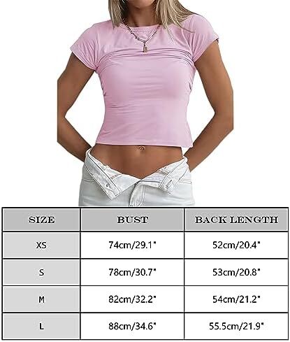 تی شرت آستین کوتاه تمرینی تیشرت یقه گرد زنانه بیگرام باریک و باریک Image
