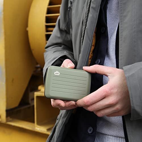 کیف پول هوشمند آلومینیومی V2 - گیره فلزی - نگهدارنده کارت مسدود کننده RFID - دارای حداکثر 10 کارت و اسکناس Image