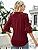 TFSDOD زنانه یقه V یقه 3/4 تاپ آستین زنگ دار یقه یقه دار پیراهن آستین دار یقه دار بلوزهای گشاد تابستانی تابستانی Thumbnail
