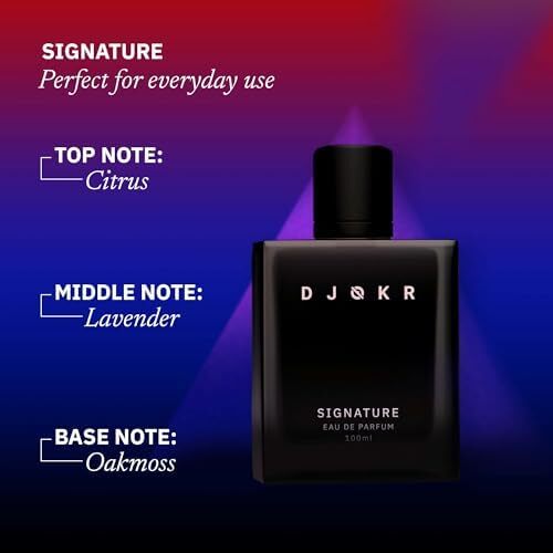 عطر مردانه Djokr Signature 100 ml | ادو پرفیوم | اسپری خوشبو کننده با ماندگاری طولانی لوکس Image