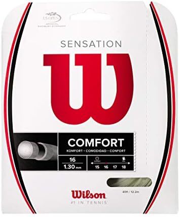 رشته راکت تنیس Wilson Sensation 15G/1.35mm، Comfort