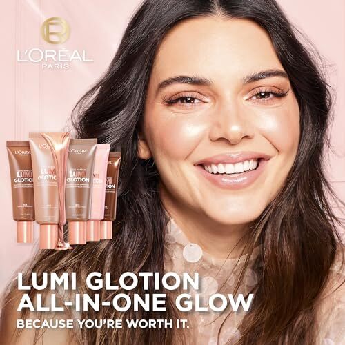 لوسیون تقویت کننده درخشندگی طبیعی L'Oréal Paris True Match Lumi Glotion، سبک، 1.35 اونس Image