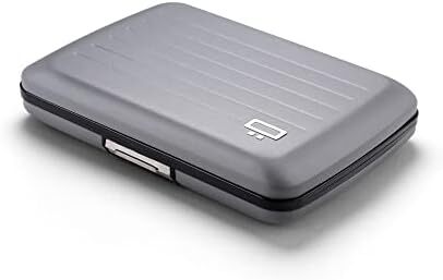 کیف پول هوشمند آلومینیومی V2 - گیره فلزی - نگهدارنده کارت مسدود کننده RFID - دارای حداکثر 10 کارت و اسکناس Image