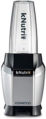 مخلوط کن شخصی KENWOOD 600W اسموتی ساز/اسموتی ساز 600W با بطری و درب 2 x 700ml و 600ml Tritan Smoothie2Go، عملکرد Ice Crush BSP70.560SI مشکی/نقره ای Image