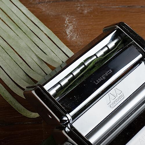 چسب کاتر مارکاتو، ساخت ایتالیا، با دستگاه پاستا اطلس 150 کار می کند 7 x 2.75 اینچ متالیک MC002026 Image