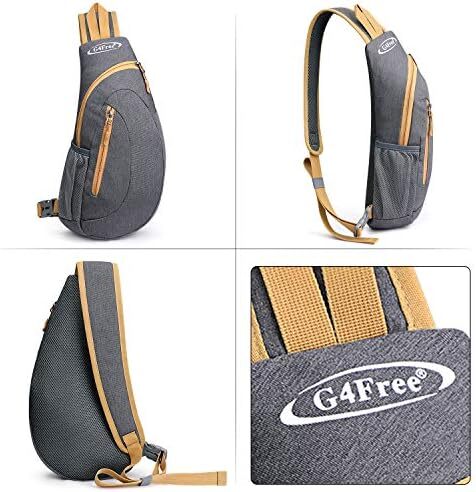 G4Free Sling Small Bags Shoulder کوله پشتی بسته قفسه سینه کیف کراس بادی کوله پشتی Image