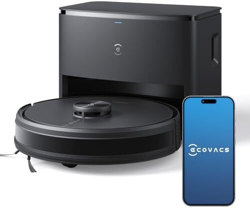 جاروبرقی رباتیک ECOVACS DEEBOT Y1 Pro Plus با ایستگاه خالی‌سازی خودکار، قدرت مکش 6500Pa، جارو و تی 2 در 1، فناوری ناوبری پیشرفته LDS و پشتیبانی از نقشه‌برداری واقعی برای چندین طبقه - 1 سال گارانتی Image