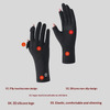 دستکش ضد آفتاب و ضد برنزه شدن  +UV Protection Gloves UPF50 رنگ مشکی، محافظ پوست دست در برابر اشعه خورشید، مناسب برای استفاده روزانه و رانندگی Thumbnail