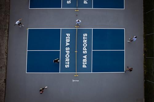 تور پیکلبال ورزشی پریمیوم PIBA - اندازه رسمی مسابقات، آسان برای مونتاژ، قوی و قابل حمل - ایده آل برای حرفه ای ها و بازیکنان سرگرمی Image