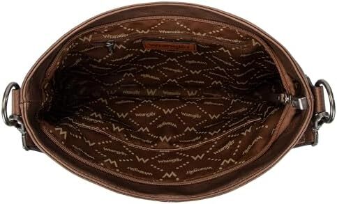 کیف های زنانه رانگلر هوبو کیف های شانه ای نواری نخی راه راه و کیف های دستی با بند Image