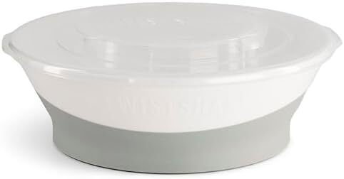 کاسه نوزاد Twistshake با درب محکم | ظروف غذایی بدون BPA برای نوزادان | بشقاب تغذیه برای کودکان 6 ماه به بالا | آموزش غذایی برای کودکان نوپا | سفید Image