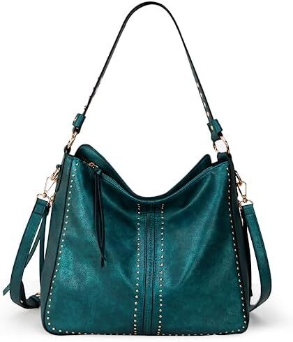 کیف دستی زنانه مونتانا West Hobo کیف های بزرگ و کیف های دستی با گل میخ و بند کراس بادی Image
