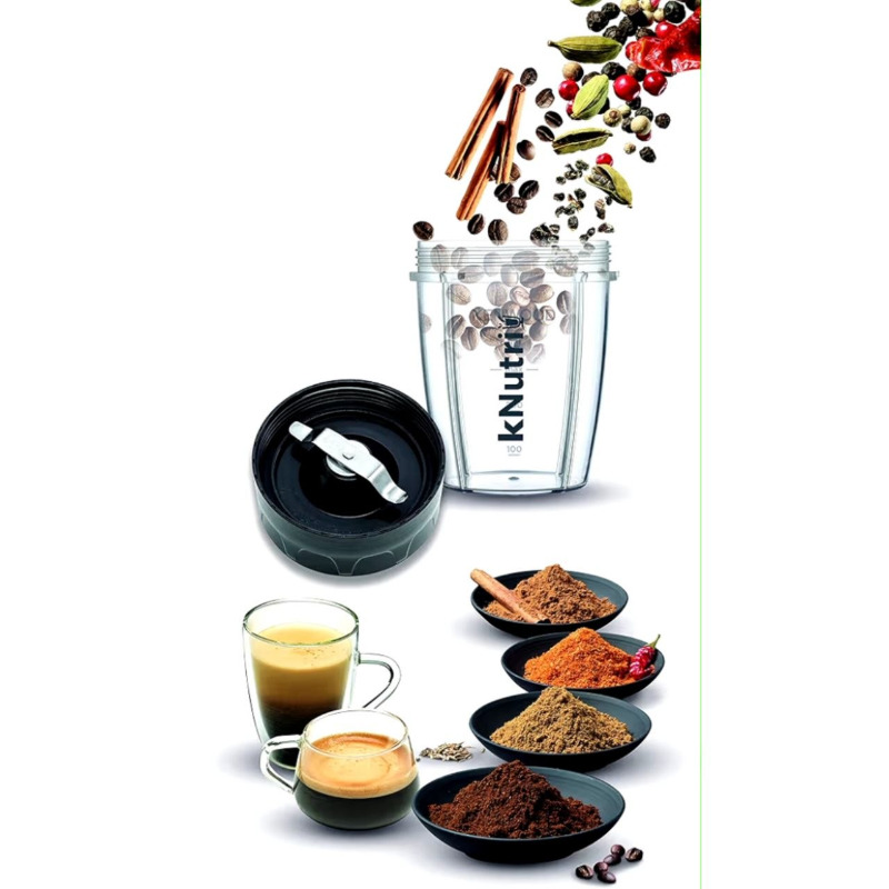 مخلوط‌کن شخصی کنوود 600 وات 10 تیکه مدل KNutri BSP70.560SI | اسموتی‌ساز حرفه‌ای با بطری قابل‌حمل Image