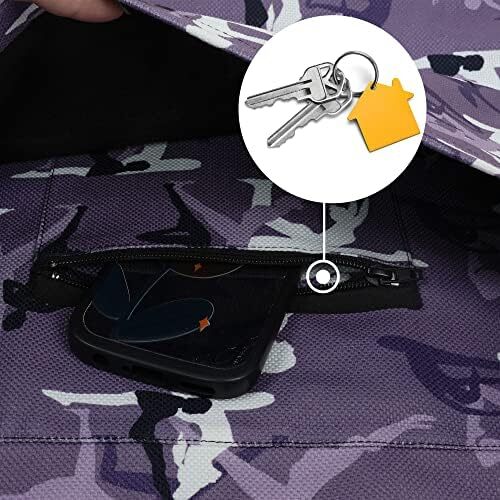 کیف مت یوگا چاپ شده مد روز با جیب کناری بزرگ و جیب زیپ دار کیف یوگا بلند و مناسب تشک های بزرگ - دارای لوازم جانبی یوگا بیشتر Image